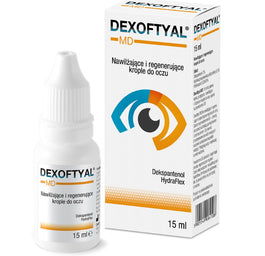 Dexoftyal MD nawilżająco-regenerujące krople do oczu 15ml