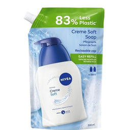 Nivea Care Soap Soft Cream mydło w płynie refill 500ml