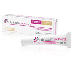Sutricon UV Protect silikonowy żel do pielęgnacji blizn z filtrem przeciwsłonecznym 15ml