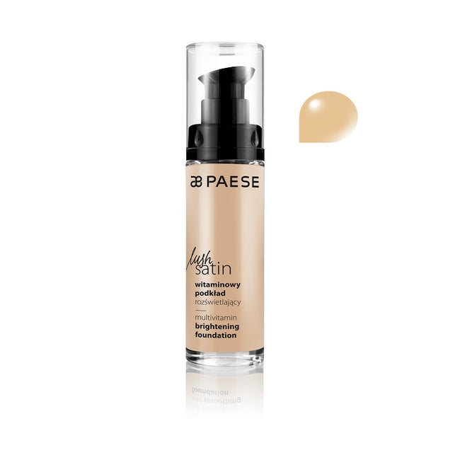 Paese Lush Satin Multivitamin Brightening Foundation witaminowy podkład rozświetlający