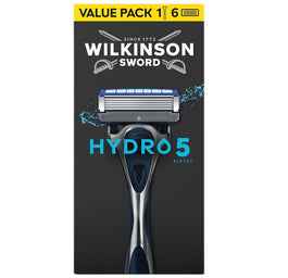 Wilkinson Hydro 5 maszynka do golenia z 5 ostrzami i 6 wkładów