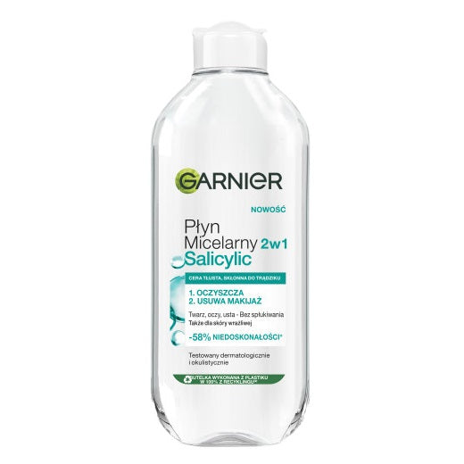 Garnier Płyn micelarny salicylic z kwasem salicylowym 400ml