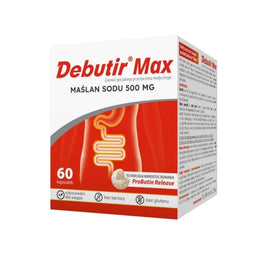 Debutir Max Maślan sodu 500mg żywność specjalnego przeznaczenia medycznego 60 kapsułek