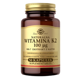 Solgar Naturalna Witamina K2 100 µg suplement diety 50 kapsułek