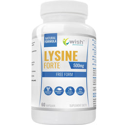 WISH Pharmaceutical Lysine Forte 500mg suplement diety 60 kapsułek
