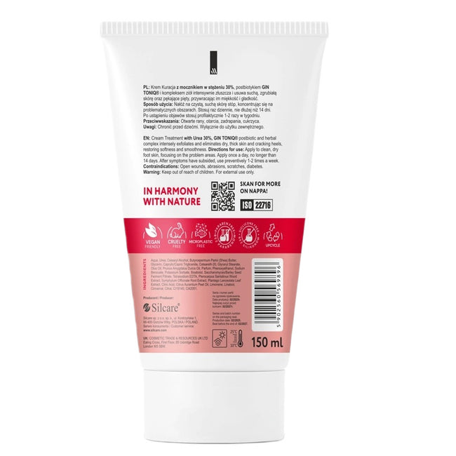Silcare Nappa Cream Treatment krem kuracja na pękające pięty i odciski z mocznikiem 30% 150ml