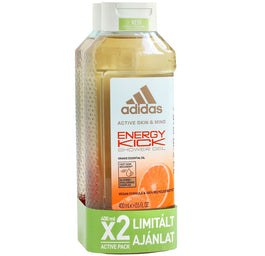 Adidas Active Skin & Mind Energy Kick żel pod prysznic dla kobiet 2x400ml