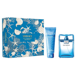 Versace Eau Fraiche Pour Homme zestaw woda toaletowa spray 100ml + żel pod prysznic 150ml