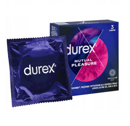 Durex Mutual Pleasure prezerwatywy z wypustkami 3szt
