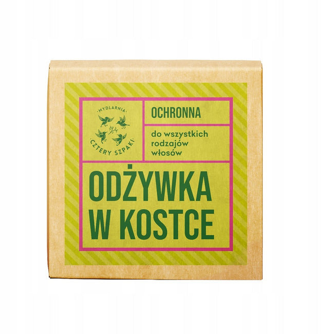 Mydlarnia Cztery Szpaki Ochronna odżywka w kostce Leśna Róża 55g