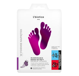 L'biotica Maska złuszczająca na pięty 1 para