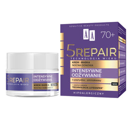 AA Technologia Wieku 5Repair 70+ krem-maska nocna odbudowa 50ml