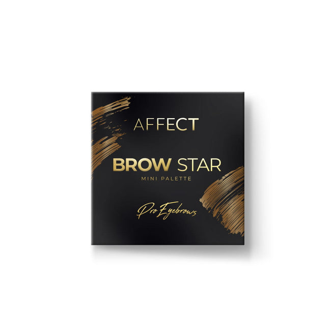 Affect Brow Star mini paleta cieni prasowanych do brwi 6g