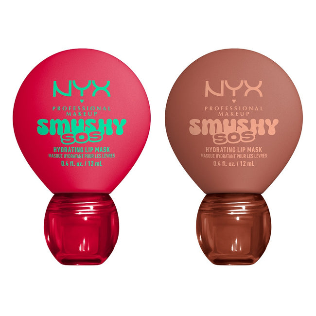 NYX Professional MakeUp Smushy SOS Duo zestaw nawilżających maseczek do ust 2x12ml