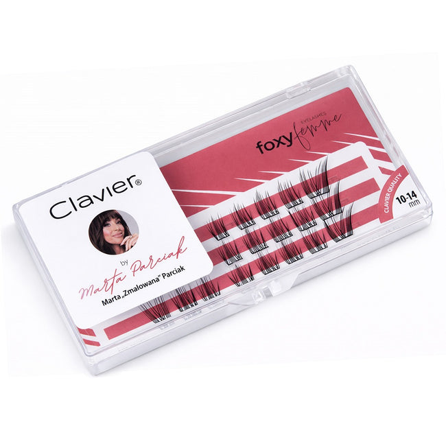 Clavier Foxy Femme by Marta „Zmalowana” Parciak kępki rzęs – efekt foxy eyes
