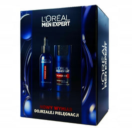 L'Oreal Paris Men Expert Power Age zestaw rewitalizujący krem nawilżający 50ml + serum z kwasem hialuronowym 30ml