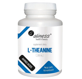 Aliness L-Theanine 200 mg suplement diety 100 kapsułek