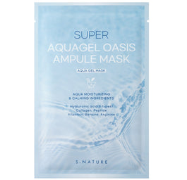 S.NATURE Super Aquagel Oasis Ampule Mask nawilżająca maska w płachcie 30ml