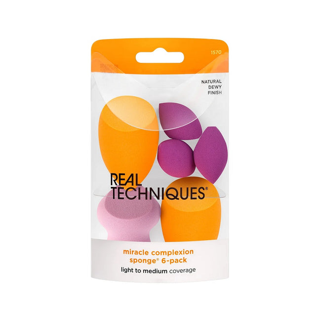 Real Techniques Miracle Complexion Sponges zestaw gąbek do makijażu 6szt