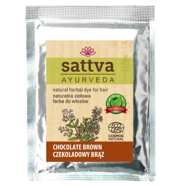 Sattva Natural Herbal Dye for Hair naturalna ziołowa farba do włosów 10g