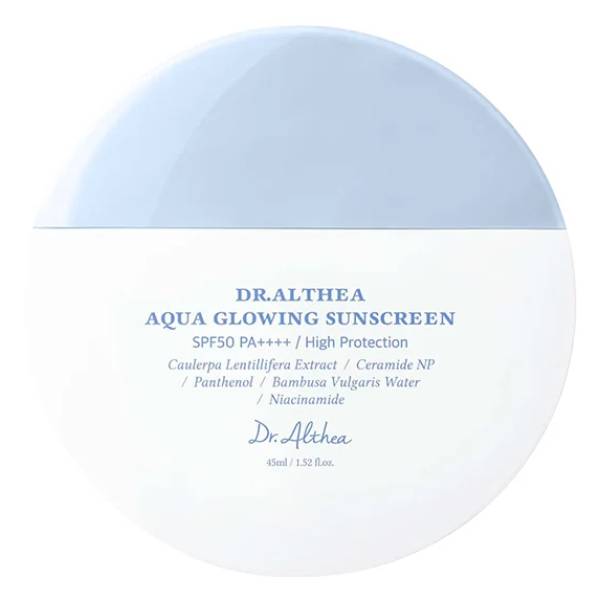 Dr. Althea Aqua Glowing Sunscreen SPF50+ nawilżający krem przeciwsłoneczny PA++++ 45ml