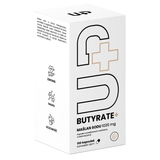 UP Health Pharma Butyrate+ maślan sodu suplement diety 100 kapsułek
