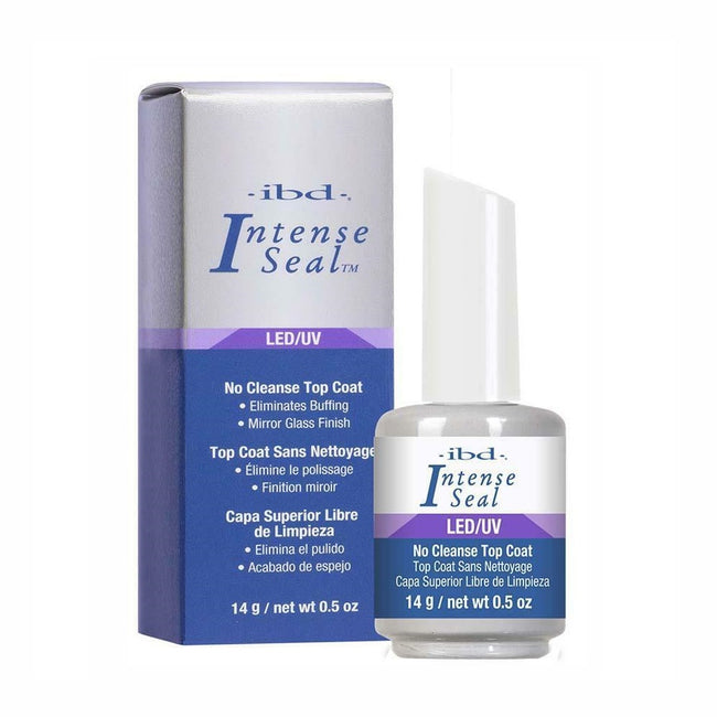 IBD Intense Seal No Cleanse Top Coat LED/UV nabłyszczający żel wykończeniowy 14g