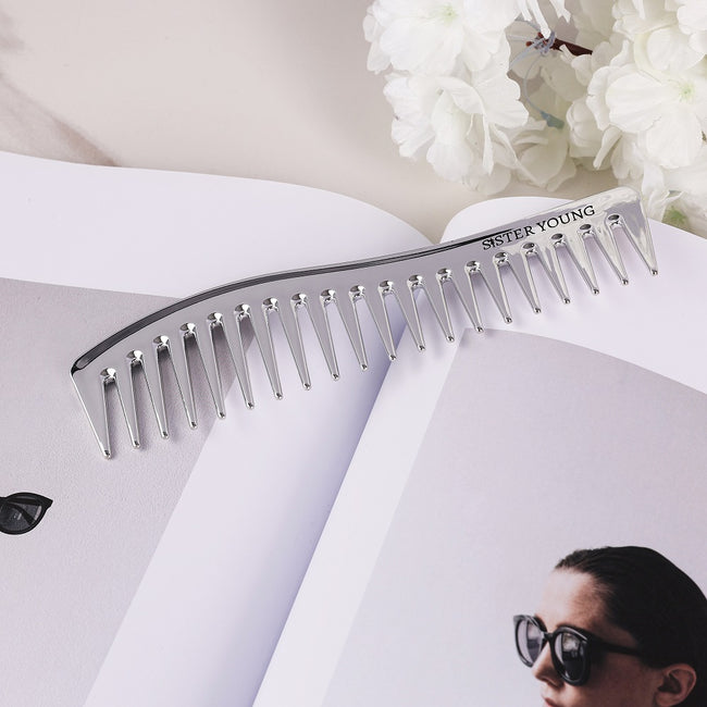 Sister Young Zuri Styling Hair Comb grzebień do włosów Silver