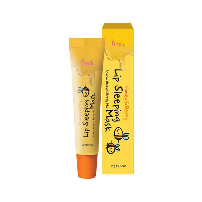 Prreti Lip Sleeping Mask maseczka na usta na noc Miód i Jagoda 15g