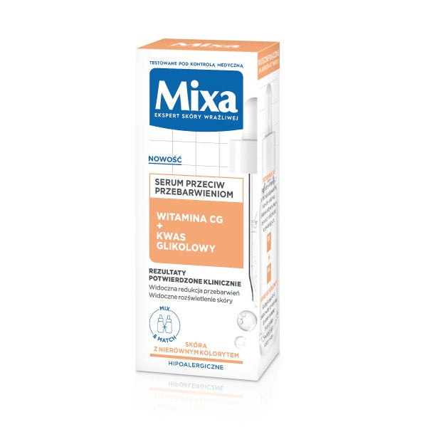 MIXA Lab serum przeciw przebarwieniom Witamina CG + Kwas Glikolowy 30ml