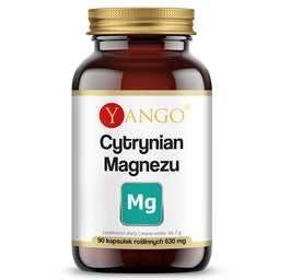 Yango Cytrynian Magnezu suplement diety 90 kapsułek
