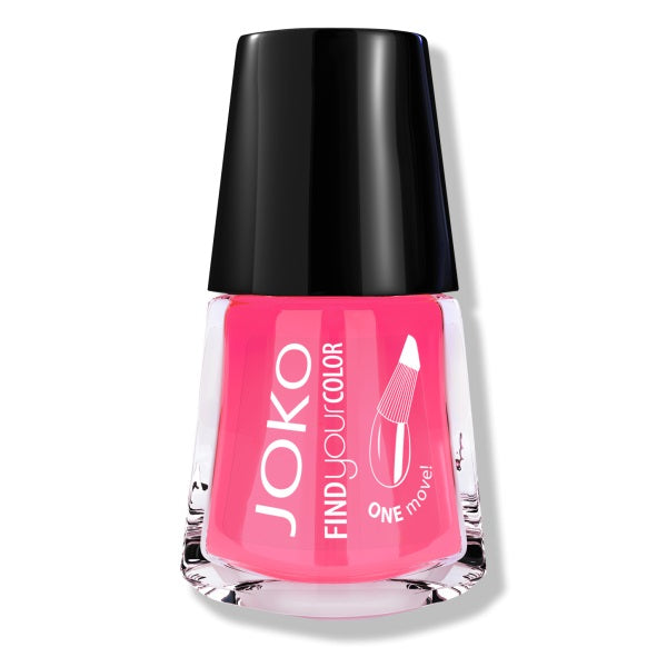 Joko Find Your Color lakier do paznokci z winylem 120 Crazy Pink 10ml