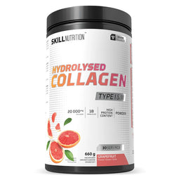 Skill Nutrition Hydrolysed Collagen Type I & III suplement diety w proszku Grapefruit 660g