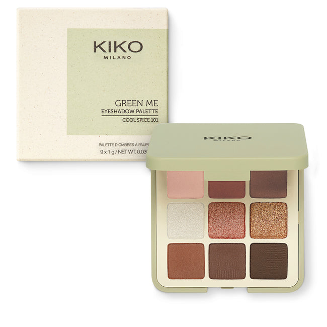KIKO Milano Green Me Eyeshadow Palette paleta 9 cieni do powiek