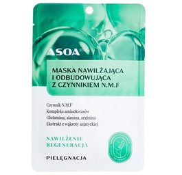 Asoa Maska w płachcie nawilżająca i odbudowująca z czynnikiem N.M.F. 30g
