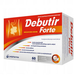 Debutir Forte maślan sodu 300mg żywność specjalnego przeznaczenia medycznego 60 kapsułek