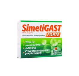 Simetigast Forte wyrób medyczny 20 kapsułek