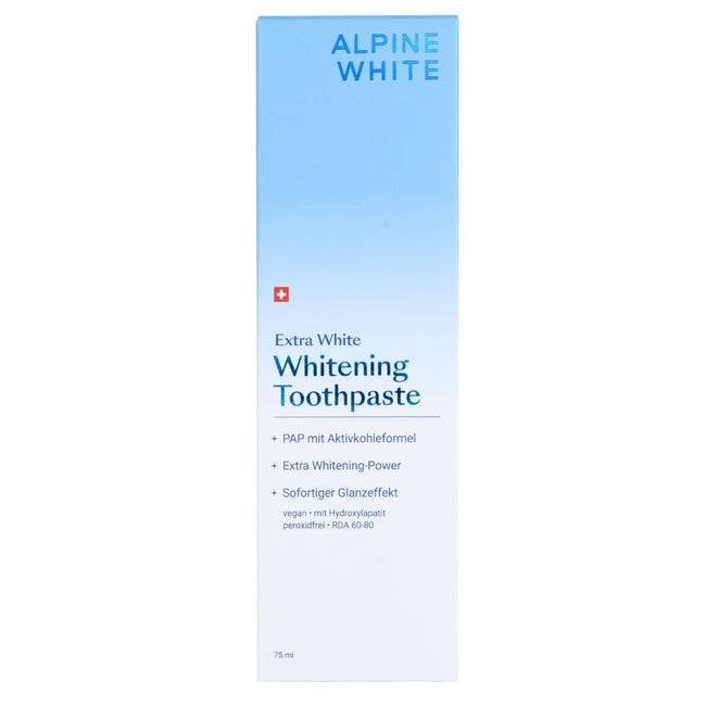Alpine White Whitening Toothpaste Extra White wybielająca pasta do zębów usuwająca przebarwienia 75ml