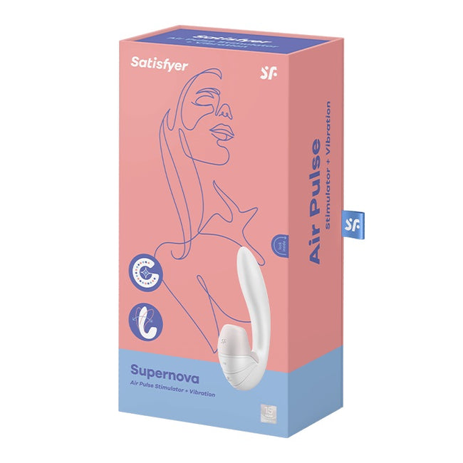 Satisfyer Supernova stymulator łechtaczkowy z wibracjami White
