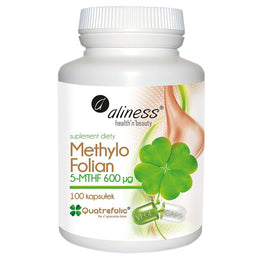 Aliness Methylo Folian 5-MTHF 600 μg suplement diety 100 kapsułek