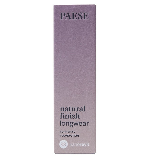 Paese Nanorevit Natural Finish Longwear Everyday Foundation długotrwały podkład o naturalnym wykończeniu 02 Porcelain 30ml