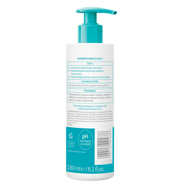 Oillan Derm+ szampon nawilżający 180ml