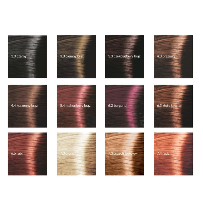 Cameleo Color Essence krem koloryzujący do włosów 4.4 Spicy Brown 75g