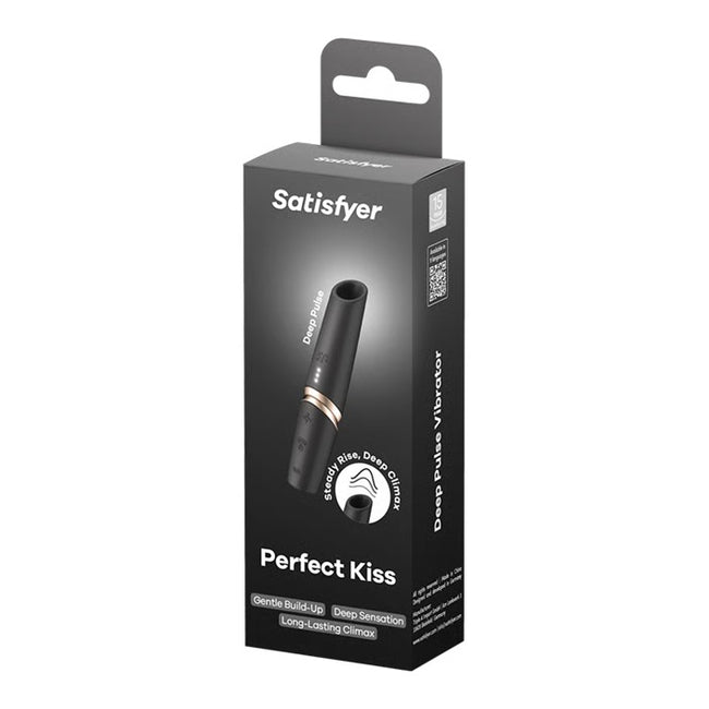 Satisfyer Perfect Kiss bezdotykowy stymulator łechtaczki Black