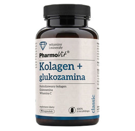 Pharmovit Kolagen + glukozamina suplement diety 90 kapsułek