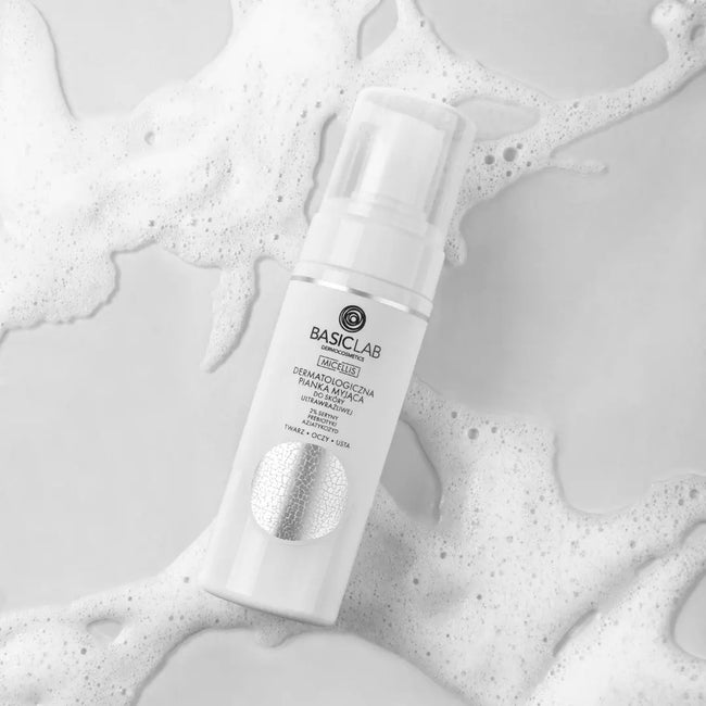 BasicLab Micellis dermatologiczna pianka myjąca do skóry ultrawrażliwej 150ml