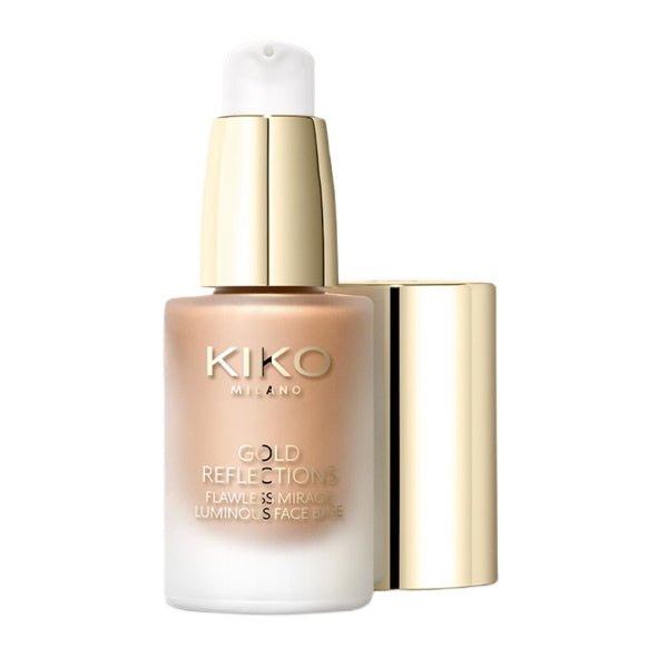 KIKO Milano Gold Reflections Flawless Mirage Luminous Face Base nawilżająco-rozświetlająca baza pod makijaż