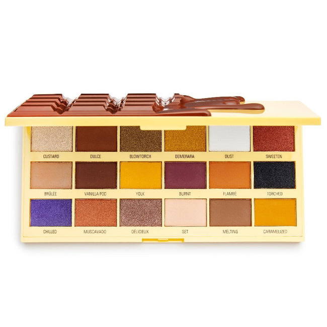 Makeup Revolution I Heart Revolution Chocolate Eyeshadow Palette paleta cieni do powiek Creme Brule 18g