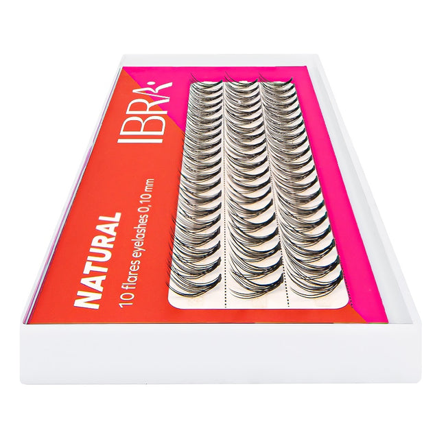 Ibra Kępki sztucznych rzęs Natural Knot-Free