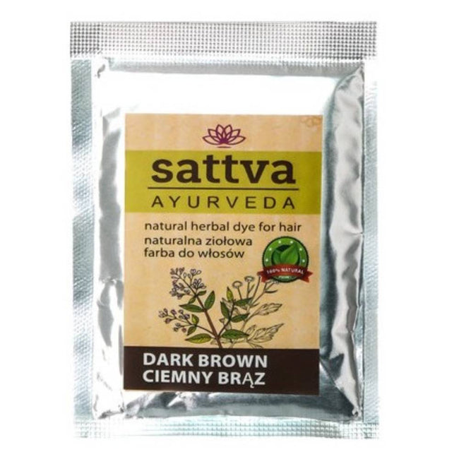 Sattva Natural Herbal Dye for Hair naturalna ziołowa farba do włosów 10g